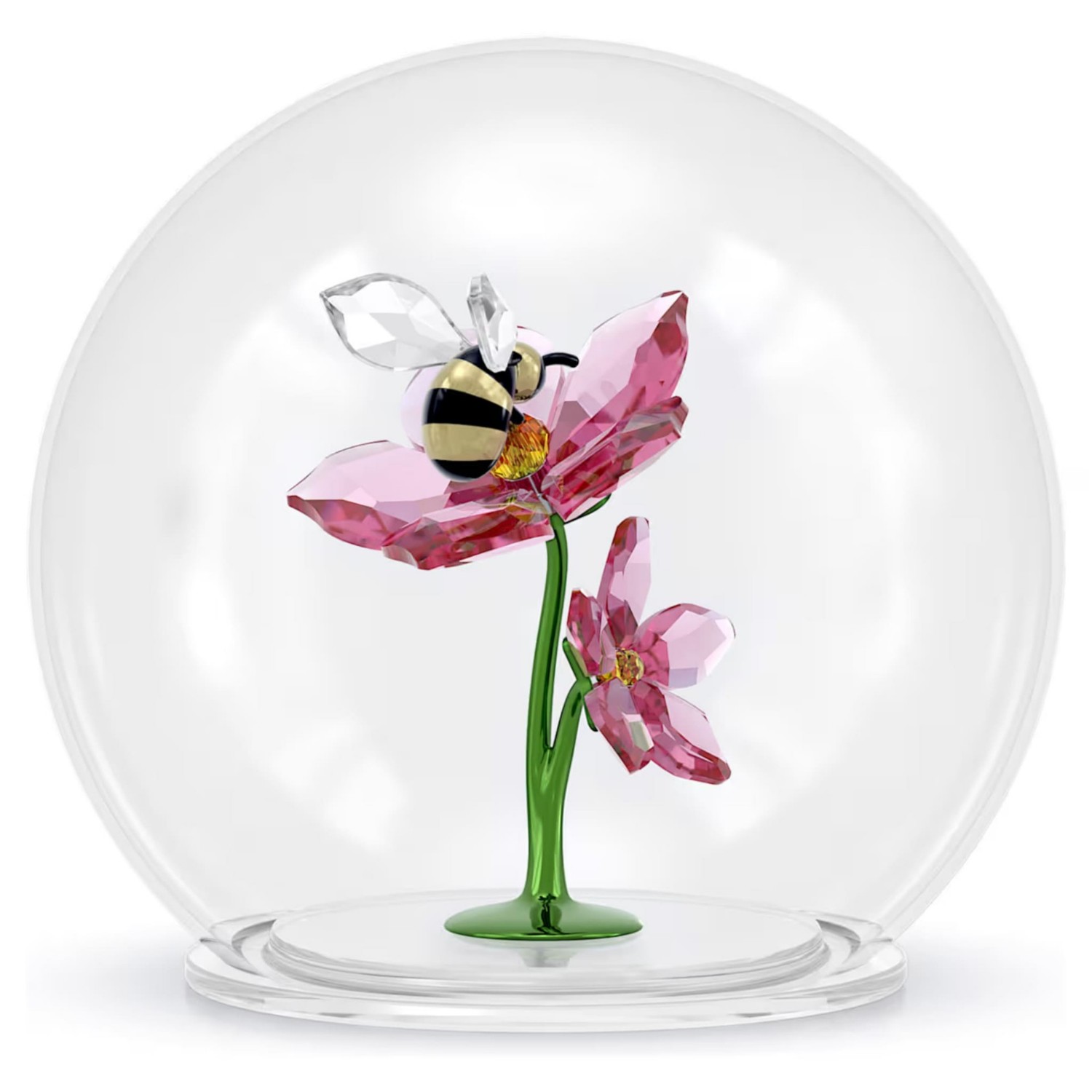 Swarovski figurer Idyllia Glass Ball Bee and Flowers - 5721549