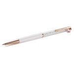Swarovski Crystalline ballpoint pen Heart, Pink, Pink lacquered, Rose gold-tone plated - 5732990