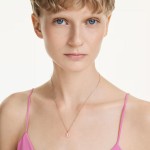 Swarovski smykke Swan pendant Mixed cuts, Swan, White, Rose gold-tone plated - 5738203