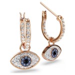 Swarovski øredobber Symbolica drop earrings Eye, Multicolored, Rose gold-tone plated - 5736982