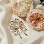 Sølje kvit forgylt - 133500