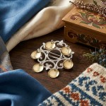 Sølje kvit forgylt - 431500