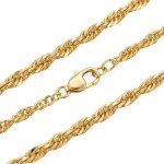 Armbånd i gult gull 14kt, 19 cm - 18GU2219