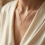 Gullsmykke i 14kt gull med zirkonia - 292370g