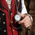 Bonett lommeur mekanisk inkl. kjede