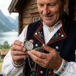 Bonett lommeur mekanisk forsølvet, diameter 51 mm - 461S