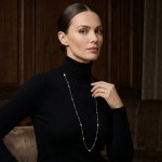 Halskjede i 18 karat gull, 90 cm langt - 018210543