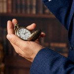 Bonett lommeur, antikk hest inkl. kjedee - 439