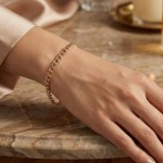 Armbånd Bismarck i gult gull 18kt, 18 cm - 01-B106-18