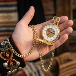 Lommeur med kjede fra Bonett - 433C