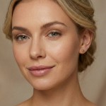 Gulløredobber. Gult gull 14 kt, kule er 4 mm - 47178