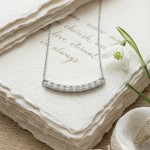 Diamantsmykke i hvitt gull -151150