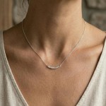 Gullsmykke i gull 14kt med zirkonia - bur1999