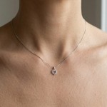 Diamanthjerte i gull med 0,15 ct TW-Si - COC10097