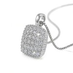 Diamantsmykke i gull med 0,32 ct W-si -BUR250165150