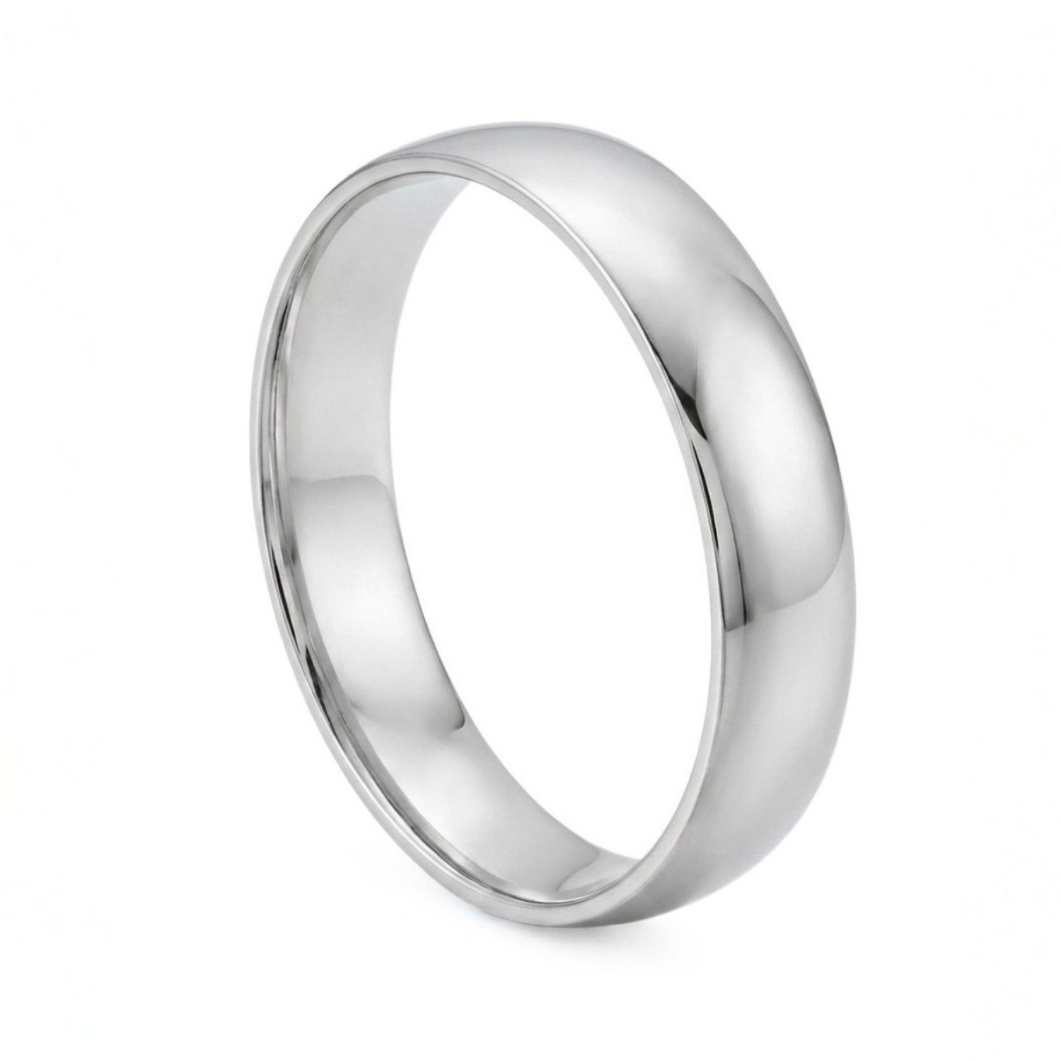 Gifteringer i hvitt gull 14kt, 5 mm. RUBIN modell 167 -1350