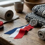 17.mai-sløyfe Trondhjemsrosen, oksidert - 564023