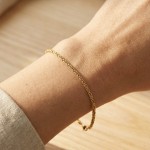 Kongekjede i gult gull, 1,8 mm /18,5 cm - 16GU1818,5