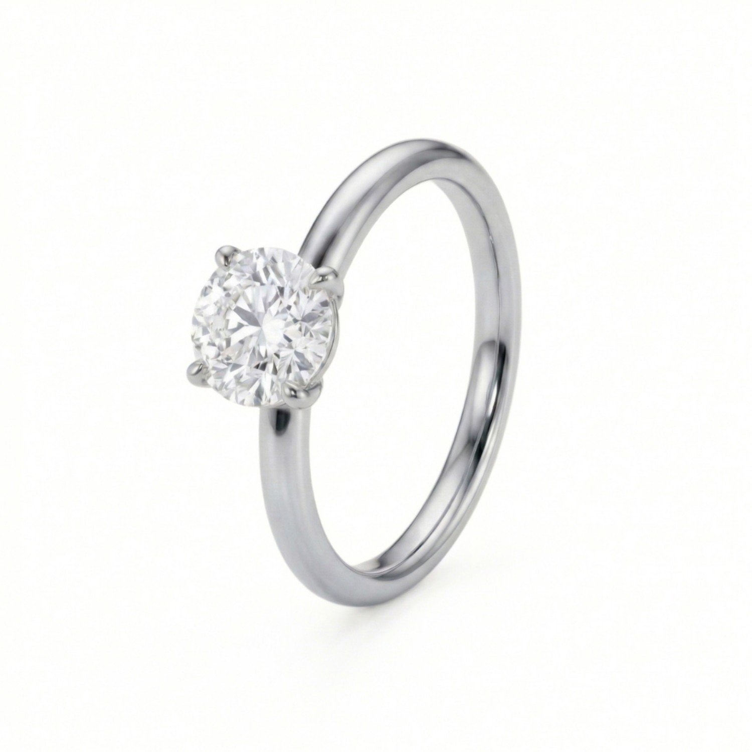 Forlovelsesring i hvitt gull med Lab Grown diamant 1,00ct TW-VS - Bur5Z00030hv