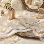 Swarovski armbånd Matrix Tennis bracelet Round cut, White, Rhodium plated - 5648937