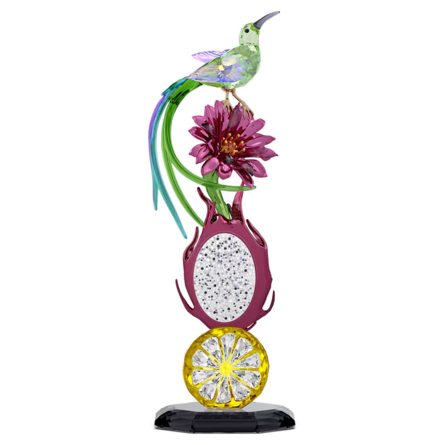 Swarovski figurer Idyllia Sugarbird and Dragon Fruit Totem - 5677289