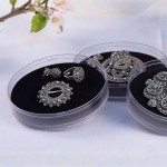 Lundeby blå stort smykkeskrin - 1063