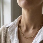 Gullkjede  i 18k gull, 45cm/8,5 mm. Svedbom - 01-82-169-45