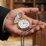 Lommeur med kjede fra Bonett - 433C