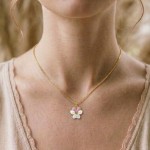 Smykke i forgylt sølv Lilla natt og dag. LIV - 860118