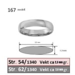 Gifteringer i hvitt gull 14kt, 3,5 mm - RU-35-13-W5