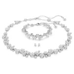 Swarovski smykkesett Constella set Mixed cuts, White, Rhodium plated - 5738285