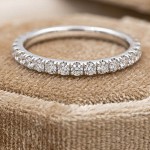 Diamantring i 18 kt gull med diam. 0,40 ct TW-SI - BJR0459