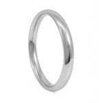 Giftering i hvitt gull 14kt, 3 mm. RUBIN modell 803 -1530