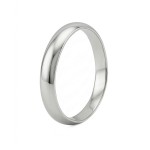 Giftering i hvitt gull 14kt, 3.5 mm. RUBIN modell 803 - 1535