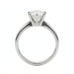 Forlovelsesring i hvitt gull med lab grown diamant 1,00ct  River (D) VS2 - LG710508034