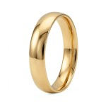 Giftering i gult gull 14kt, 4 mm. RUBIN modell 803 – 1440