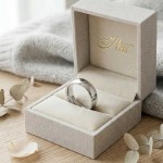 Giftering i platina 950, 6 mm. RUBIN modell 803