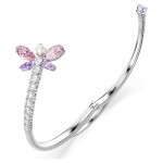 Swarovski armbånd Ariana Grande x Swarovski bangle Mixed cuts, Dragonfly, Multicolored, Rhodium plated - 5737401