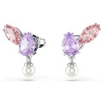 Swarovski smykkesett Ariana Grande x Swarovski set Mixed cuts, Multicolored, Rhodium plated - 5746577