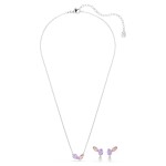 Swarovski smykkesett Ariana Grande x Swarovski set Mixed cuts, Multicolored, Rhodium plated - 5746577