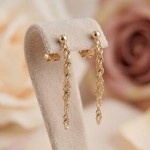 Gulløredobber i 14kt gull - 10252024