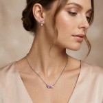 Swarovski smykkesett Ariana Grande x Swarovski set Mixed cuts, Multicolored, Rhodium plated - 5746577