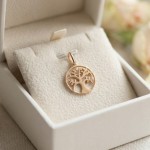 Anheng Livets tre i sølv forgylt - 14-643851