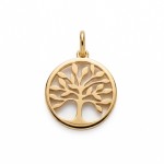 Anheng Livets tre i sølv forgylt - Bur310491