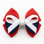 Hårspenne 17.mai sløyfe, håndlaget -290326