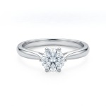Forlovelsesring med Lab Grown diamant i 0.70 ct og River VS - LG0701807hg