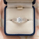 Diamantring forlovelsesring 1,00 ct i 14kt gull. Leticia - 18007100
