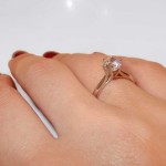 Diamantring forlovelsesring 1,00 ct i 14kt gull. Leticia - 18007100