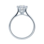 Forlovelsesring med Lab Grown diamant i 1.00 ct og River (E) - VVS2 - LG1001807hg