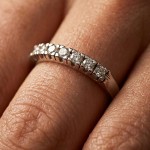 Diamantring i gull med 0.28 ct W-Si - 700413690